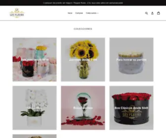 Lesfleurs.com.mx(Les Fleurs Envía flores) Screenshot