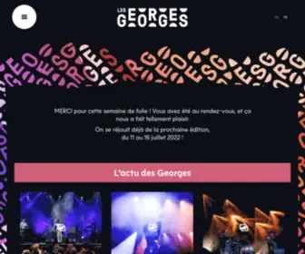 Lesgeorges.ch(Festival Les Georges) Screenshot