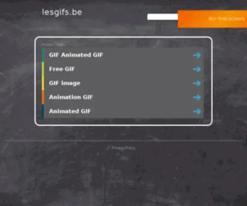 Lesgifs.be(Les gifs.be : une sélection des plus beaaux gifs animés de l'internet) Screenshot