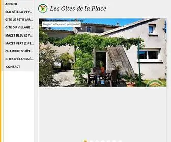 Lesgitesdelaplace-Colognac.com(Chambres) Screenshot