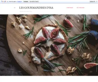 Lesgourmandisesdisa.com(Les gourmandises d'Isa) Screenshot