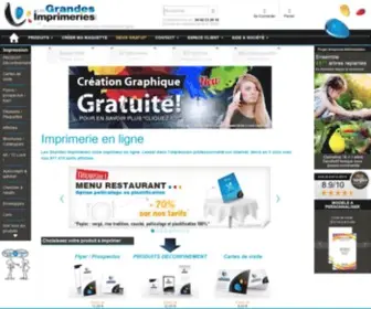 Lesgrandesimprimeries.com(Imprimerie en ligne pas cher) Screenshot