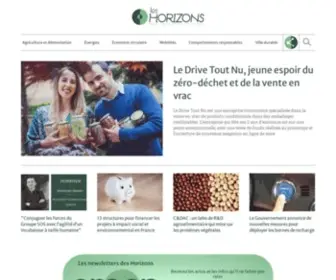 Leshorizons.net(Les Horizons • Média d'intelligence écologique) Screenshot