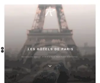 Leshotelsdeparis.com(LES HÔTELS DE PARIS) Screenshot