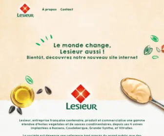 Lesieur.fr(Lesieur) Screenshot