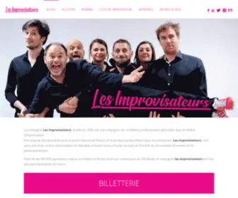 Lesimprovisateurs.com(Les improvisateurs) Screenshot