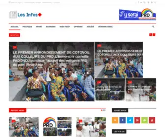 Lesinfoplus.com(Actualité Bénin news) Screenshot