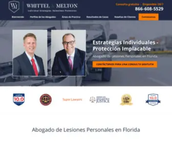 Lesionesflorida.com(Florida Abogado de Lesion Personal) Screenshot