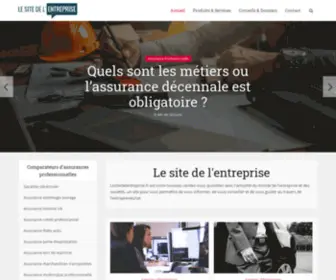 Lesitedelentreprise.fr(Infos et services pour les entreprises) Screenshot