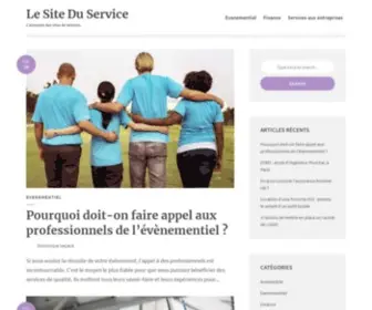 Lesiteduservice.com(Le Site Du Service) Screenshot