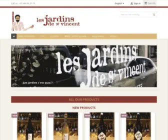 Lesjardinsdestvincent.com(Les Jardins de St Vincent) Screenshot