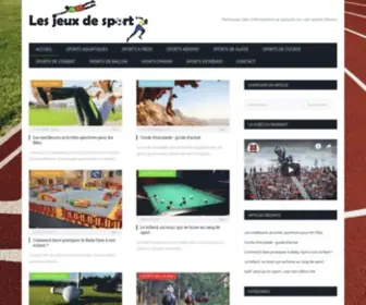 LesjeuxDesport.com(Les informations et astuces sur le sport) Screenshot