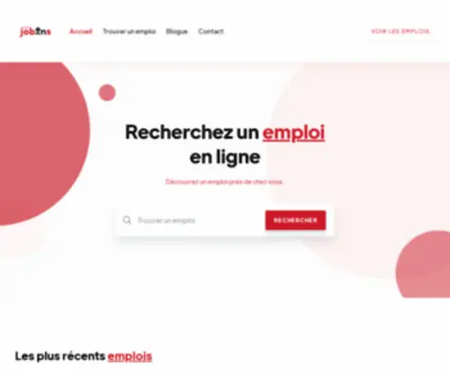 Lesjobins.ca(Les Jobins) Screenshot