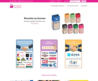 Lesjoyeuxrecycleurs.com(Capsules de café) Screenshot