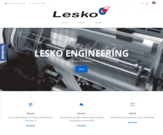 Lesko-ING.com.pl(Lesko Engineering) Screenshot