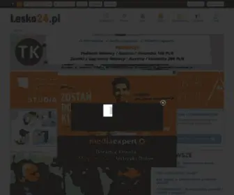 Lesko24.pl(Leski Portal Internetowy. Aktualności z Leska i okolic. Lesko) Screenshot