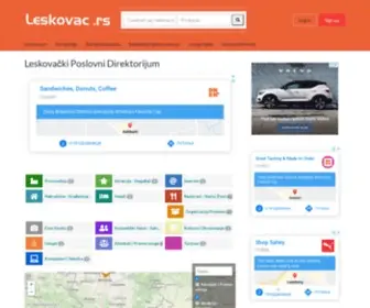 Leskovac.rs(Firme Leskovac) Screenshot