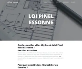 Leslacsdelessonne.fr(LOI PINEL ESSONNE) Screenshot