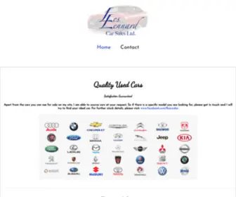 Leslennardcarsalesltd.co.uk(Les Lennard Car Sales Ltd) Screenshot