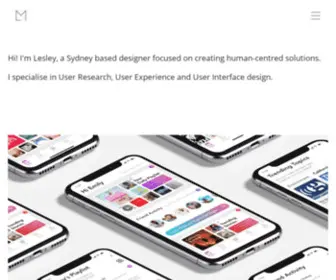 Lesley-Morris.com(Digital Designer) Screenshot