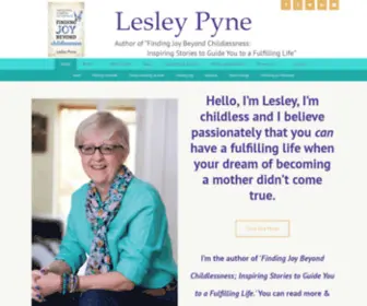 Lesleypyne.co.uk(Supporting Childless Women) Screenshot