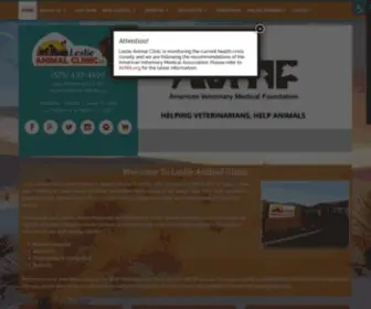 Leslieanimal.com(Veterinarian in Alamogordo) Screenshot