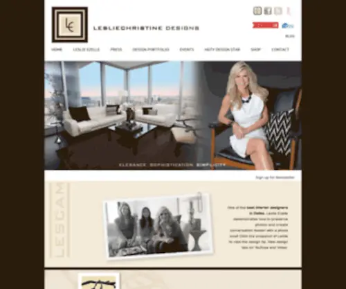 Lesliechristinedesigns.com(Best Interior Designers Dallas) Screenshot