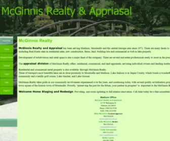 Leslieclarkjones.com(McGinnis Realty & Appriasal) Screenshot