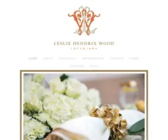 Lesliehendrixwoodinteriors.com(Leslie Hendrix Wood Interiors) Screenshot