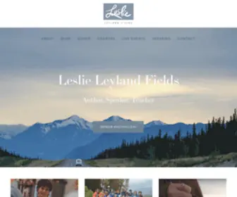 Leslieleylandfields.com(Leslie Leyland Fields) Screenshot