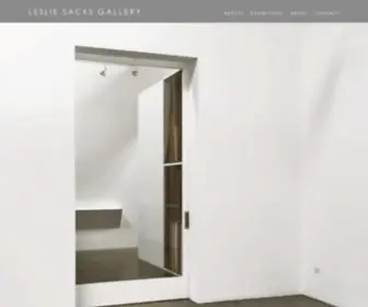 Lesliesacks.com(Leslie Sacks Gallery) Screenshot