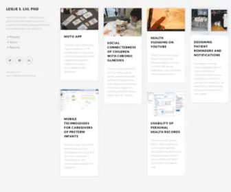 Lesliesliu.com(Leslie S) Screenshot