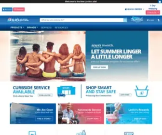 Lesliespoolsupplies.com(Leslie's Pool Supplies Service & Repair) Screenshot