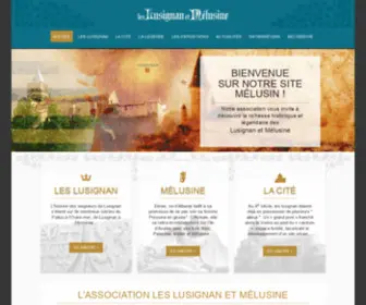 Leslusignanetmelusine.fr(Lusignan) Screenshot