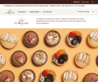 Lesmadeleines.com(Bakery, Patisserie, and Cafe in Salt Lake City) Screenshot