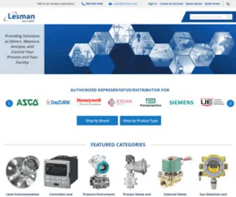 Lesman.com(Lesman Instrument Company) Screenshot