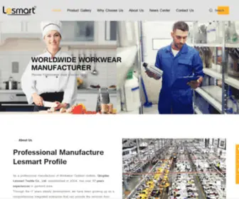 Lesmartex.com(Qingdao Lesmart Textile Co) Screenshot