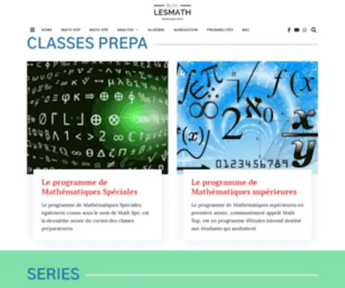Lesmath.com(Exercices de Mathématiques) Screenshot