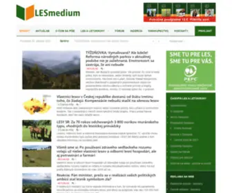 Lesmedium.sk(Stránka) Screenshot