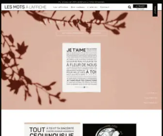 Lesmotsalaffiche.fr(Les mots à l'Affiche) Screenshot