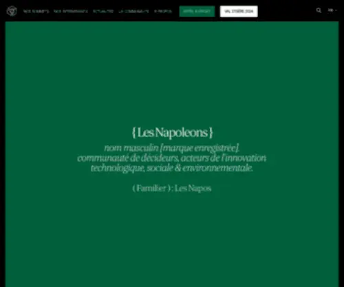 Lesnapoleons.com(Les napoleons) Screenshot