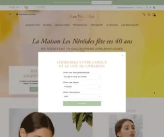 Lesnereides.com(Bijoux fantaisie femme) Screenshot