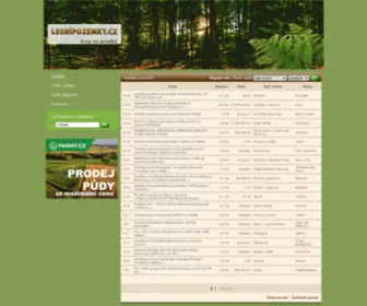 Lesnipozemky.cz(LESNí POZEMKY) Screenshot