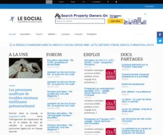 Lesocial.org(Le Social) Screenshot