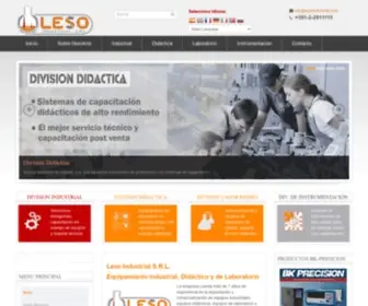 Lesoindustrial.com(Leso Industrial S.R.L) Screenshot