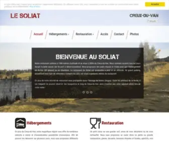 Lesoliat.ch(Ferme-Restaurant du Soliat) Screenshot