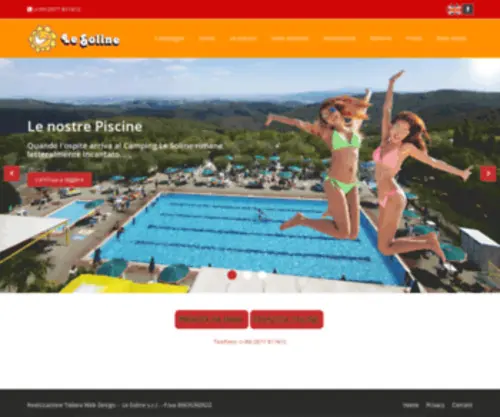 Lesoline.it(Campeggio Siena con Piscina) Screenshot