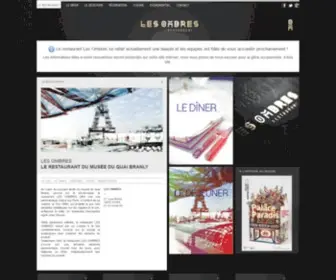 Lesombres-Restaurant.com(Restaurant Les Ombres) Screenshot