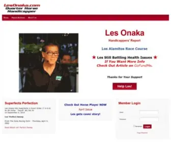 Lesonaka.com(Quarter Horse Handicapper) Screenshot