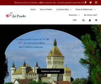 Lesorontes.com(Savon d'Alep) Screenshot